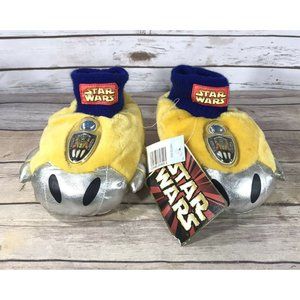 NWT Vintage Star Wars Episode 1 Youth Boys Slippers Size 9-10 Podracing Anakin